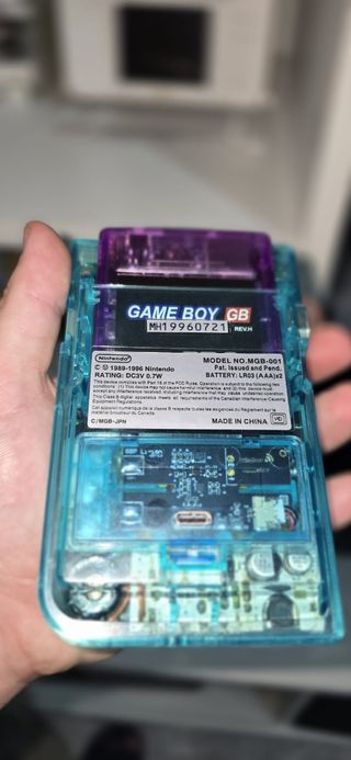 Game Boy Pocket IPS USB-C Batería Nueva