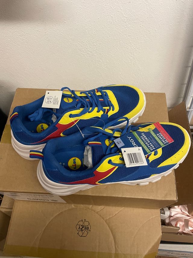 Scarpe Lidl Sneaker Uomo Blu Taglia 45