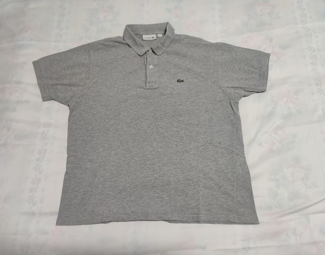 Polo Lacoste Gris Talla L
