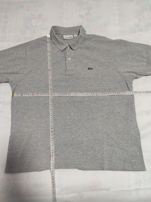 Polo Lacoste Gris Talla L