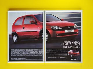 Opel Corsa C Cartel Publicidad