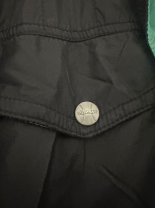 Chaqueta Ellesse Vintage Negra y Verde