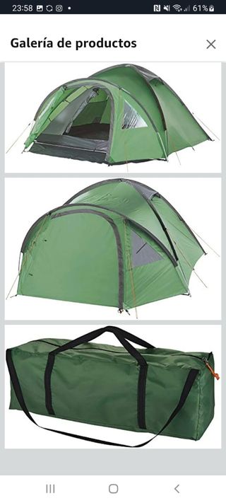 Tienda de campaña Crivit verde