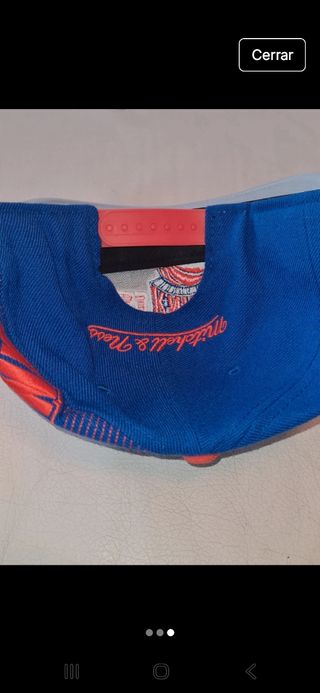 Gorra New Era Knicks Azul y Naranja 
