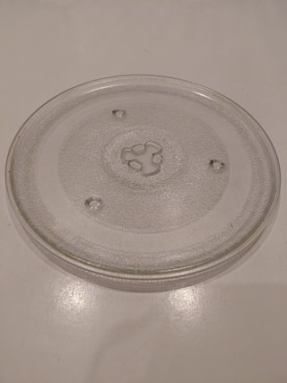 Plato de cristal para microondas