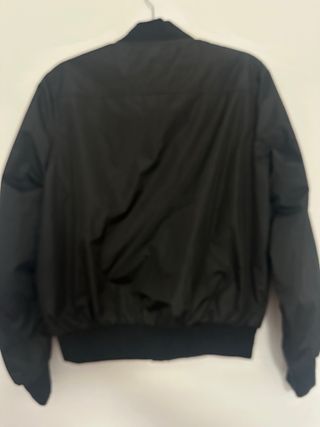 Chaqueta Bomber Kamora Jeans Negra Vintage