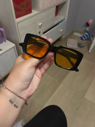 Gafas de sol The Weeknd naranjas
