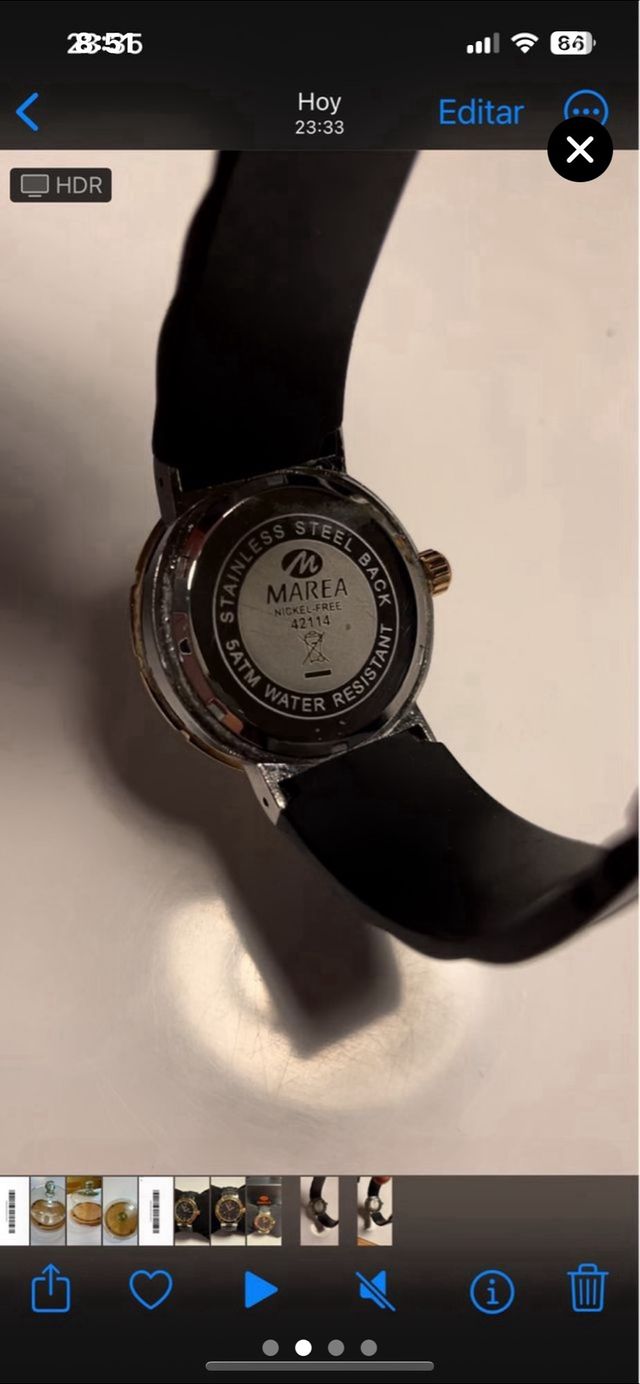 Reloj Marea Mujer Oro y Plata