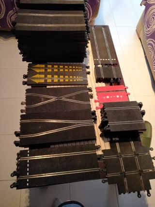 Pistas Scalextric: Rectas, Curvas y Más