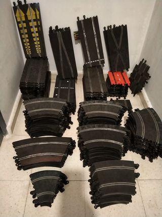 Pistas Scalextric: Rectas, Curvas y Más