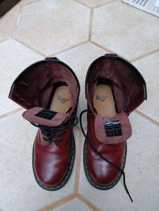 Botas Dr. Martens Rojas Talla 38
