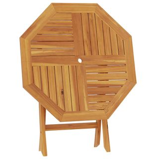 vidaXL Mesa de jardín plegable madera