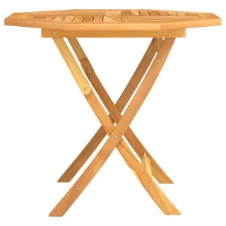 vidaXL Mesa de jardín plegable madera