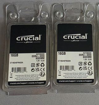 2x Crucial 16GB DDR4-3200 SODIMM RAM