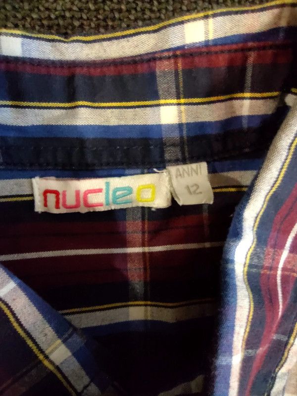 Camicia a quadri con numero 32 Nucleo per ragazzo
