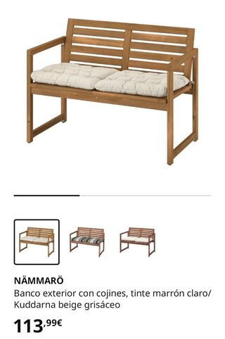 Banco de madera Nammaro IKEA