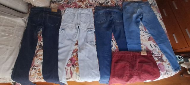 7 Pantalones vaqueros niña T.13-14
