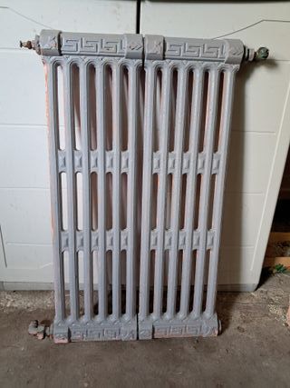 Radiadores antiguos de hierro fundido