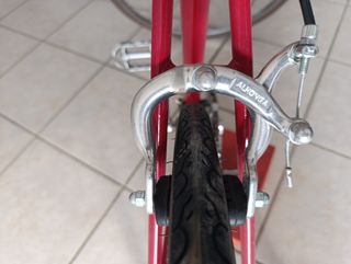 Bicicleta Clássica Estrada/Corrida Vermelha