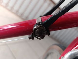 Bicicleta Clássica Estrada/Corrida Vermelha