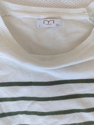 Jersey Milano rayas verdes talla L