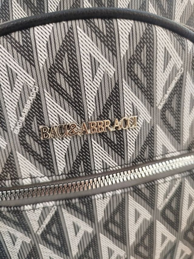 Zaino Baci e Abbracci donna nero/grigio