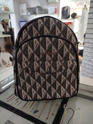 Zaino Baci e Abbracci donna beige/nero