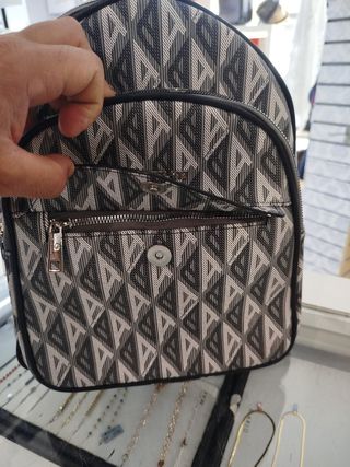 Zaino Baci e Abbracci donna beige/nero