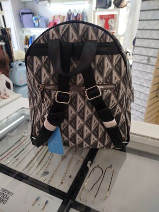 Zaino Baci e Abbracci donna beige/nero