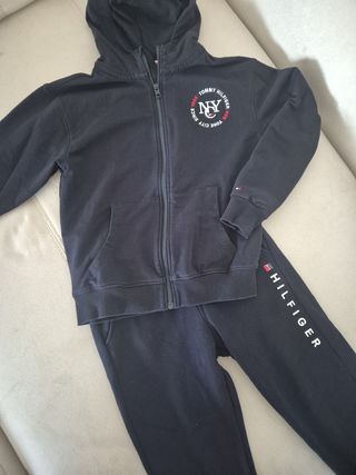 Chándal Tommy Hilfiger niño azul, talla 10 años