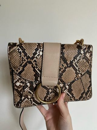 Borsetta a tracolla pitonata