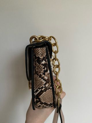 Borsetta a tracolla pitonata