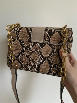 Borsetta a tracolla pitonata