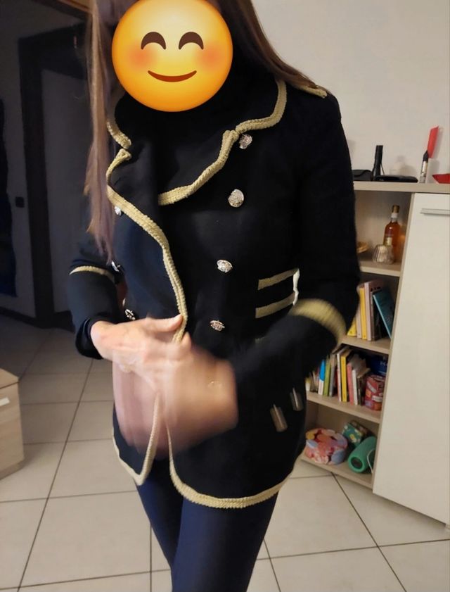 Giacca stile inglese donna nera