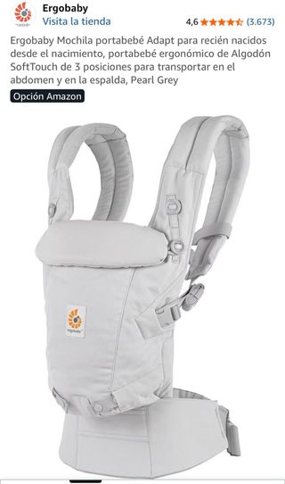 Mochila Ergobaby Adapt Gris nueva