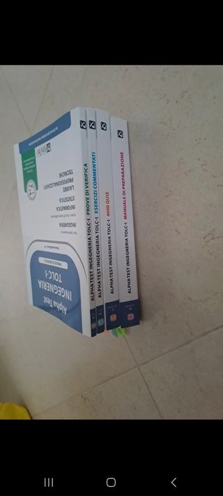 Libri Alpha Test Ingrgneria TOLC-I