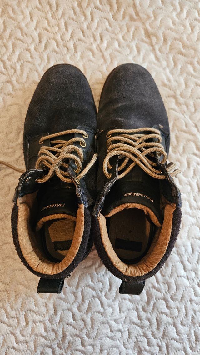 Botas PULL&BEAR hombre azul marino