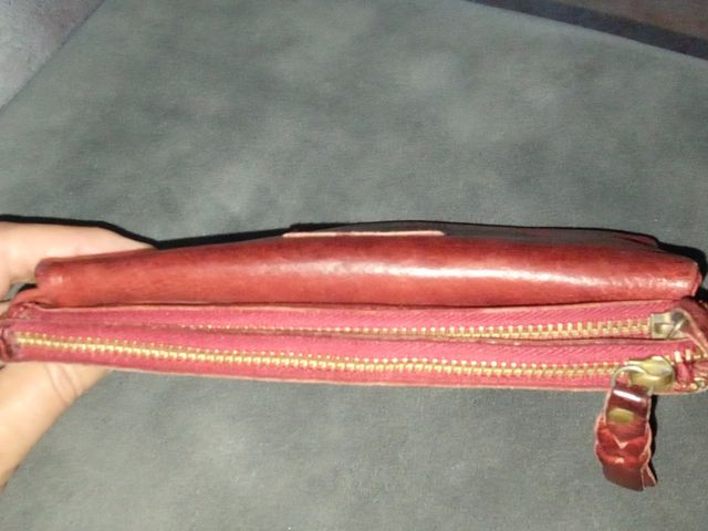 Billetera de Piel BIBA Roja