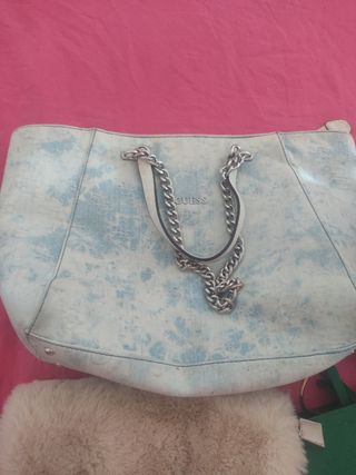 Lote 5 bolsos Guess beige, Cortefiel negro , porfv