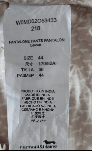 Pantaloni donna beige