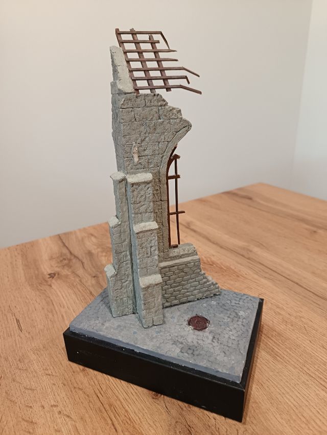 Maqueta Diorama Iglesia Ruinas