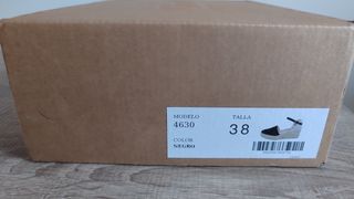 Alpargatas Chardi Piel Plataforma Negras