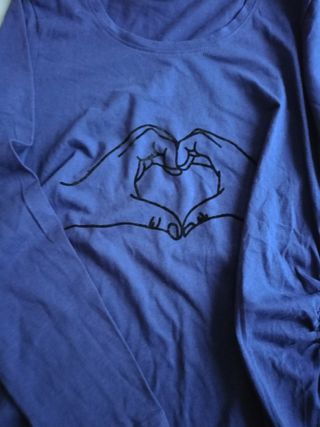 Vestido/Camisón Premamá Azul/Morado