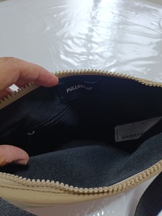 Bolso bandolera Pull&Bear beige oscuro