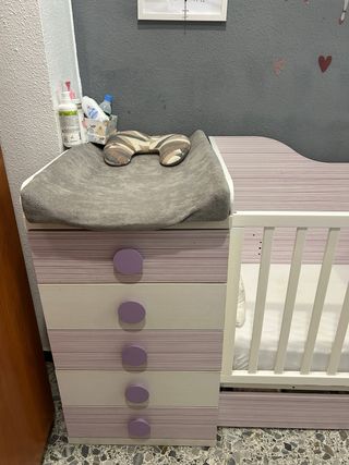 Cuna convertible a cama