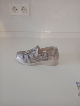 Zapatos Multicolor y Plateados