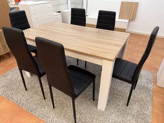 Mesa de comedor 140x80cm