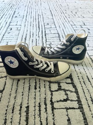 Converse negras talla 37.5