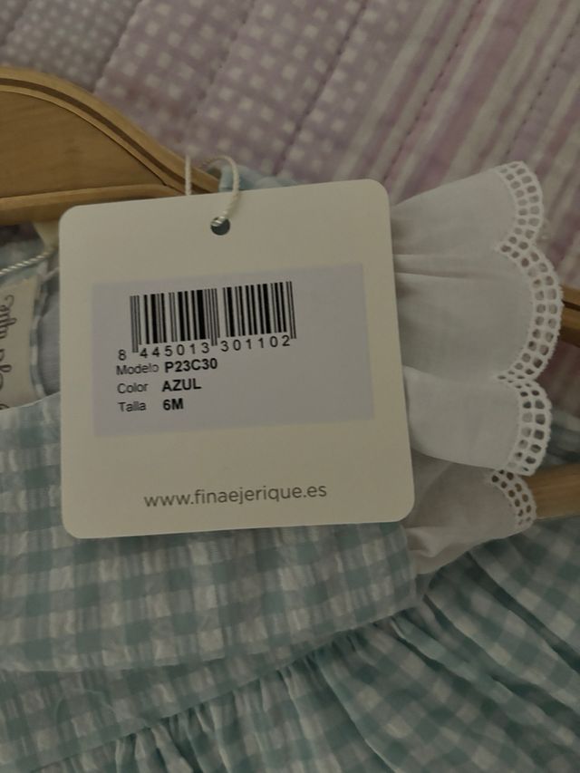 Vestido bebé Fina Ejerique cuadros