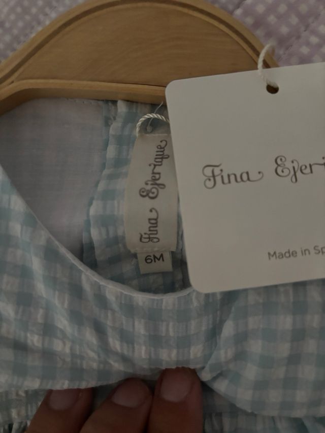 Vestido bebé Fina Ejerique cuadros